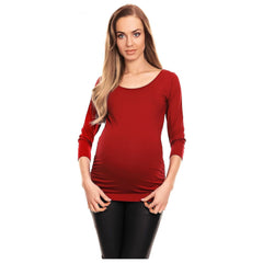 Women's Maternity Casual Blouse Top - Quirked Elegance