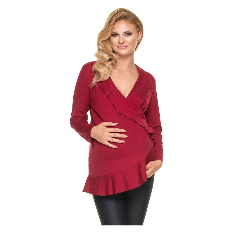 Maternity Women's Blouse Top - Quirked Elegance