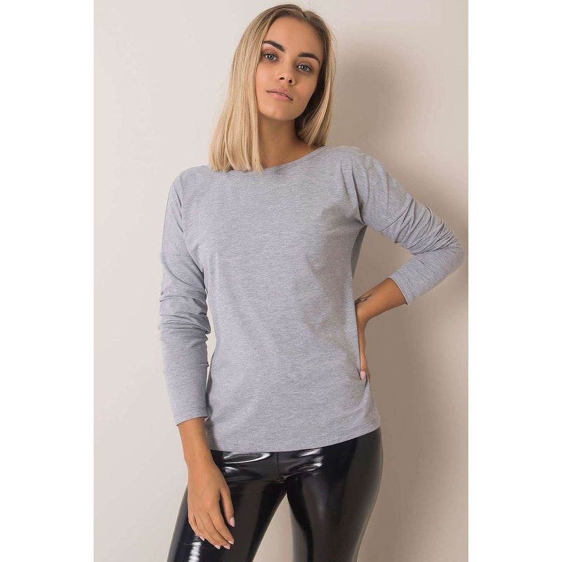 Women's  Long sleeves  Casual Blouse - Quirked Elegance