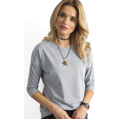 Modest Casual  Blouse with Long Sleeves for Women - Quirked Elegance