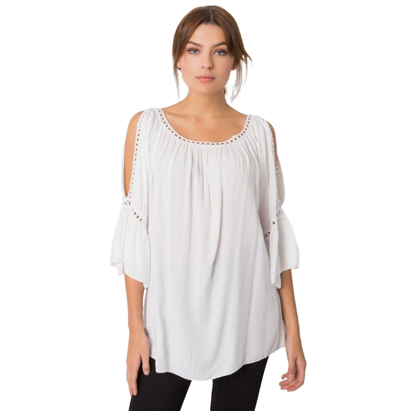 Women's Casual Blouse - Quirked Elegance