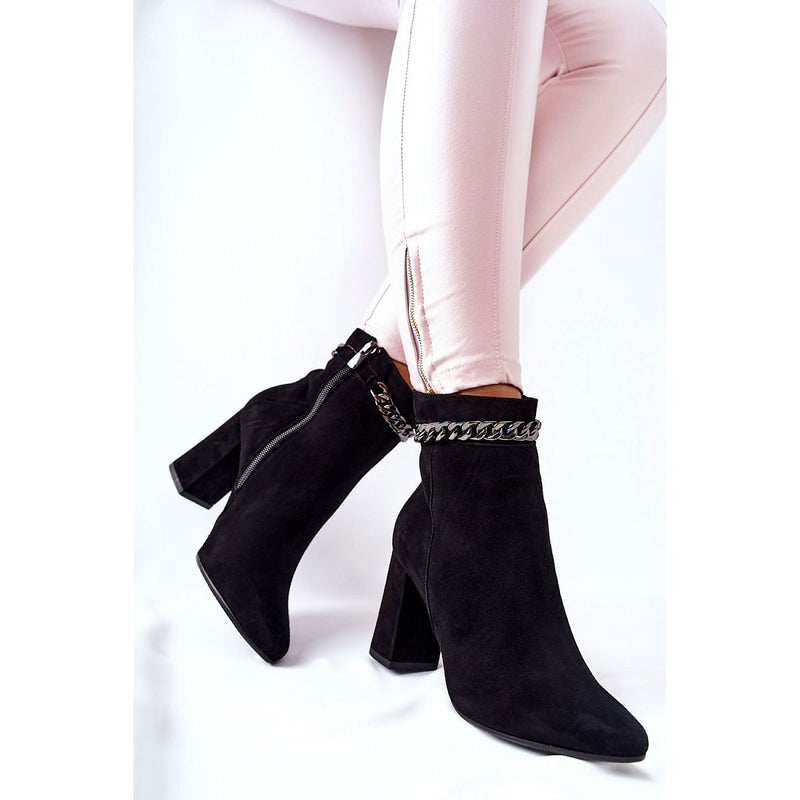 Women's Heel Boots Shoes - Quirked Elegance