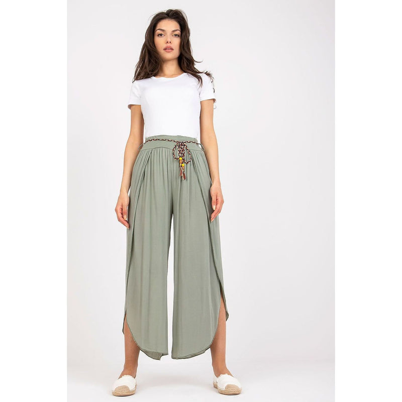 Women trousers model 179025 Och Bella - Quirked Elegance