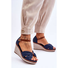 Women's Wedge Sandals Shoes - Quirked Elegance