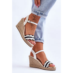 Women's Wedge Sandals Shoes - Quirked Elegance