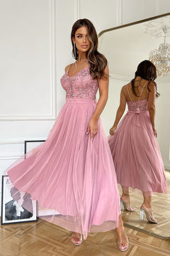 Women's Evening Prom Dress - Quirked Elegance