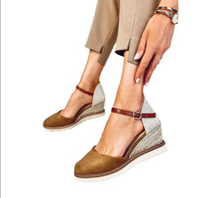 Women's Jutes Sandal Shoes - Quirked Elegance