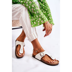 Japanese flip-flops model 182347 Step in style - Quirked Elegance