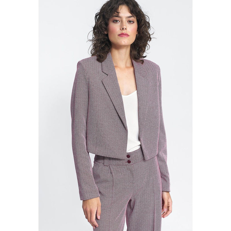 Women's Blazer Jacket - Quirked Elegance