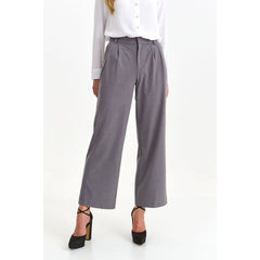 Women trousers model 184926 Top Secret - Quirked Elegance