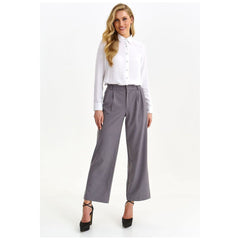 Women trousers model 184926 Top Secret - Quirked Elegance