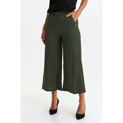 Women trousers model 185660 Top Secret - Quirked Elegance