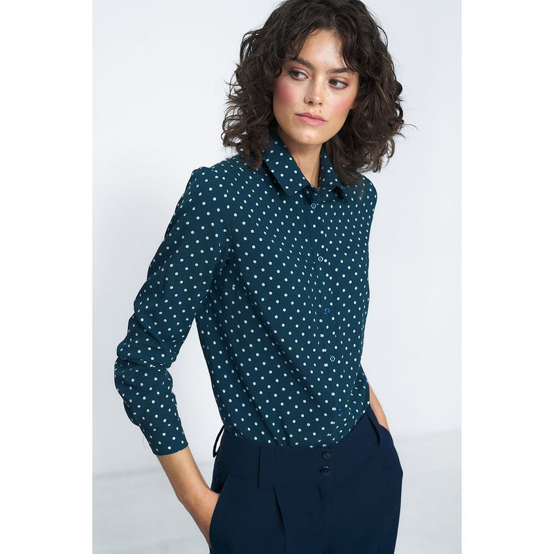 Long sleeve shirt model 186122 Nife - Quirked Elegance