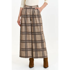 Women trousers model 186361 Top Secret - Quirked Elegance