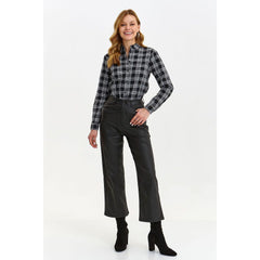 Women trousers model 186363 Top Secret - Quirked Elegance